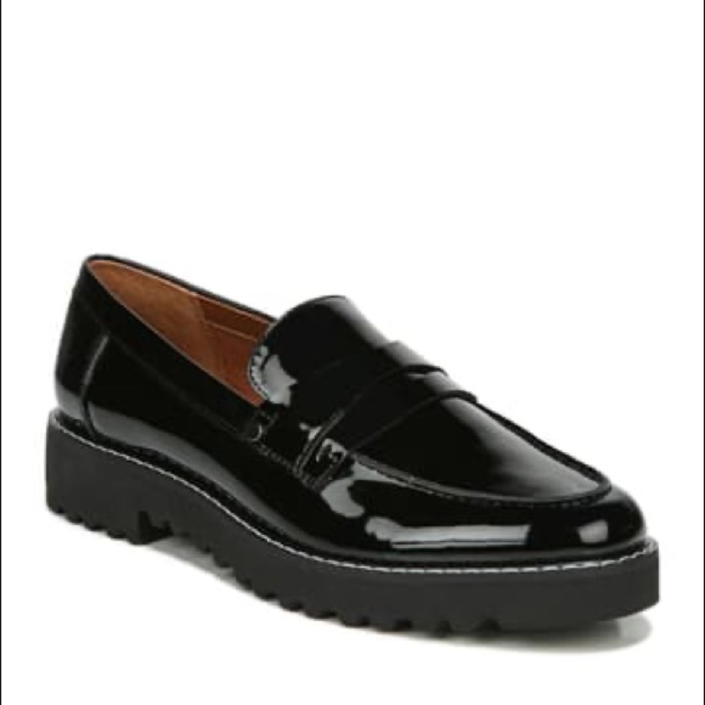 Franco Sarto Callum Patent Penny Loafer sz 8.5 EUC